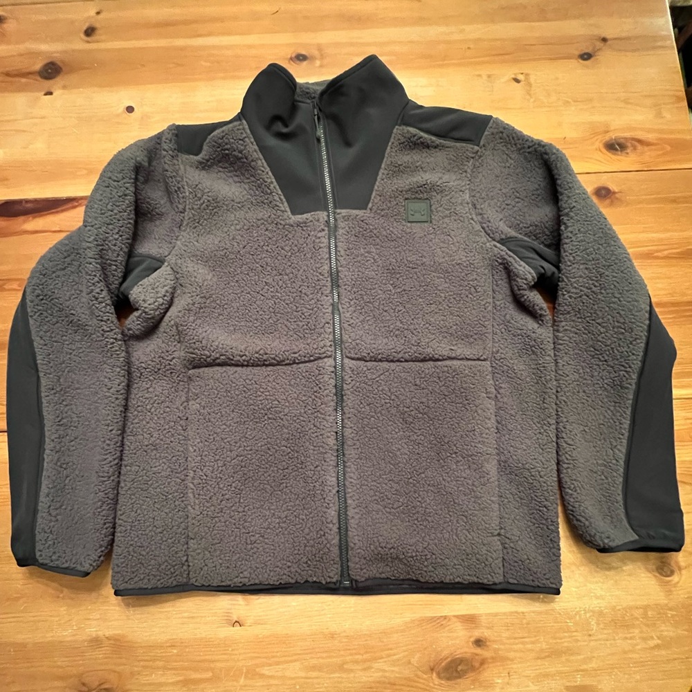 Mens Under Armor Legacy Sherpa Full Zip Jacket New w/ Tags Forrest Green Large